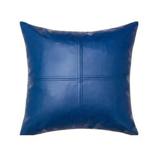 Leather Pillow Cover Etsy