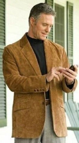 Mens Suede Blazer - Etsy