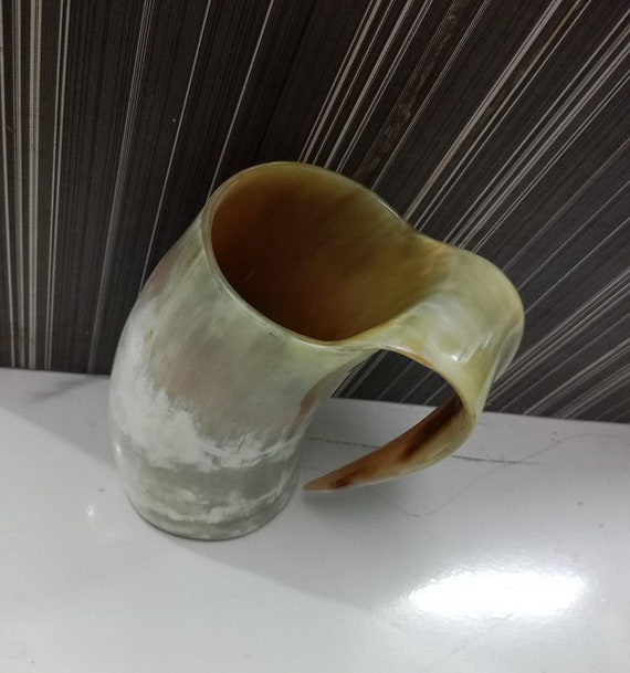 Jarra Hecha A Mano Para Cerveza Mead, Vino Vikingo, Juego De Bebida Auténtica Con Cuerno De Buey Con Funda Para Cinturón, Taza De Chupito, Abridor De Botellas, Para Regalo, Decoración Rústica