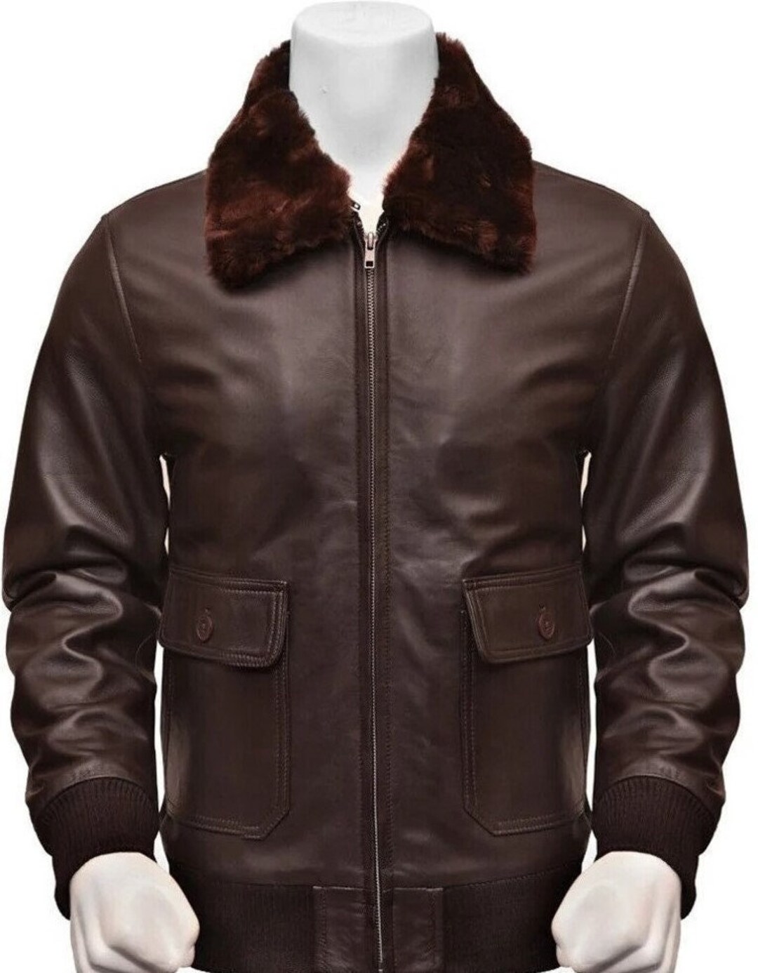 thumbnail image 2 of Men's Brown Lambskin Leather Jacket With Quilting #MA5501QN – Jamin 2 of 12