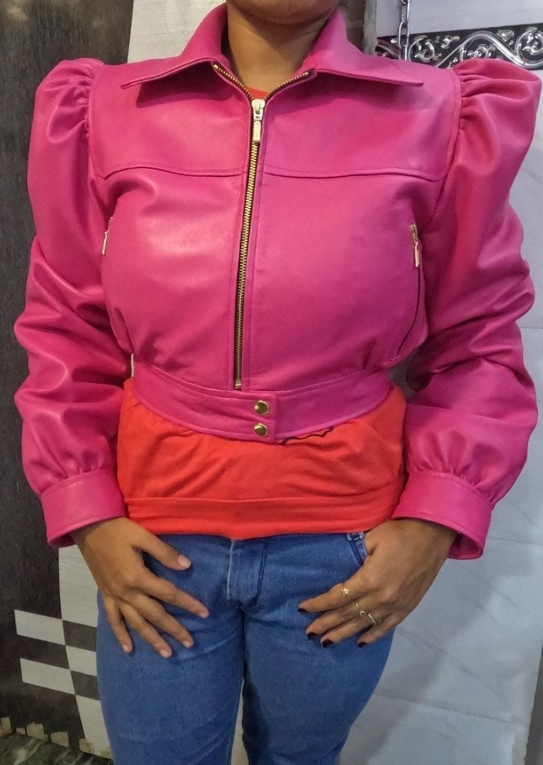 Best 25+ Deals for Hot Pink Leather Jacket