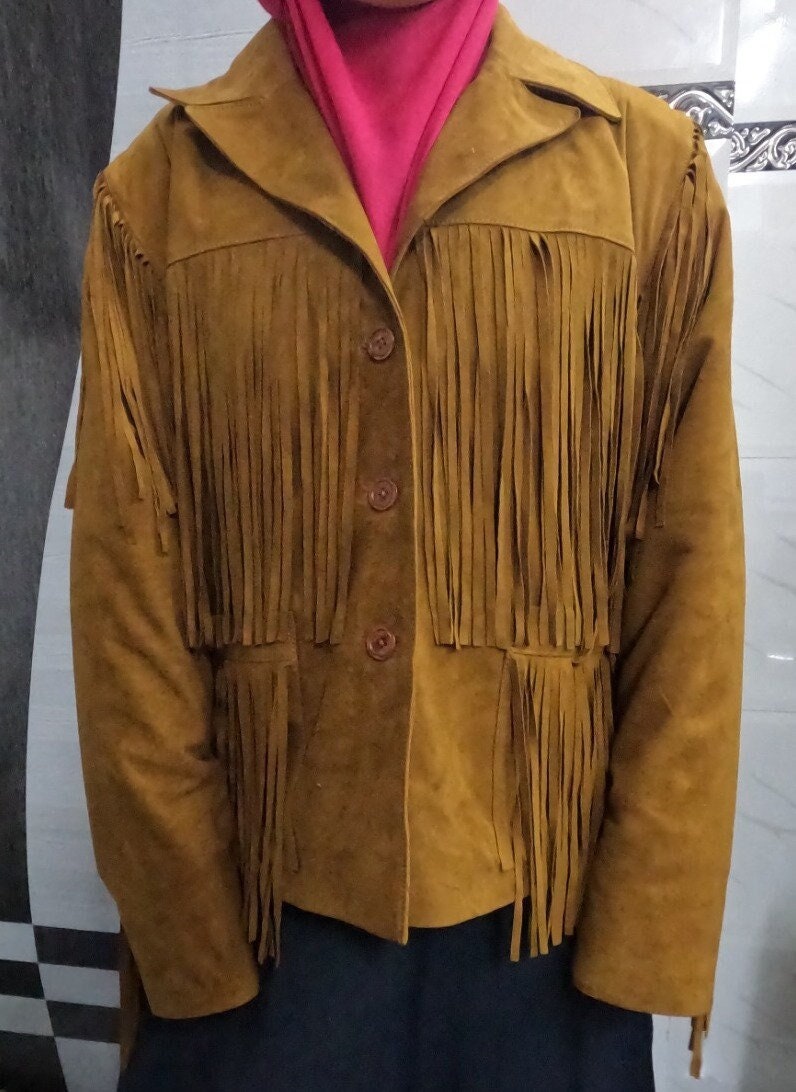 70's Fringe Jacket - Etsy