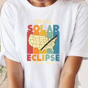 Solar Eclipse tshirt, Solar shirt, Eclipse, April 8th