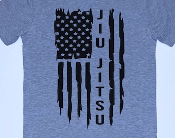 Jiu Jitsu Shirt, Flag, Jiu Jitsu, Martial Arts, T-shirt, Unisex Shirt