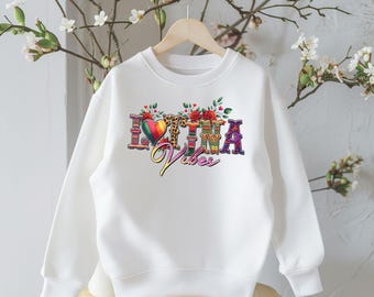 Latina Vibes Sweatshirt, Perfect, Imperfect, Gift for her, For her