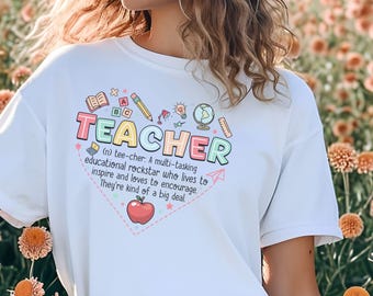 Teacher tshirt, gift for teacher