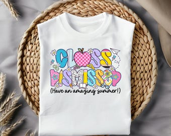 Class dismissed shirt, school, last day of school, kids and adult