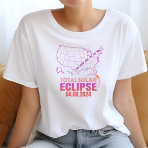 Solar Eclipse tshirt, Solar shirt, Eclipse, April 8th,