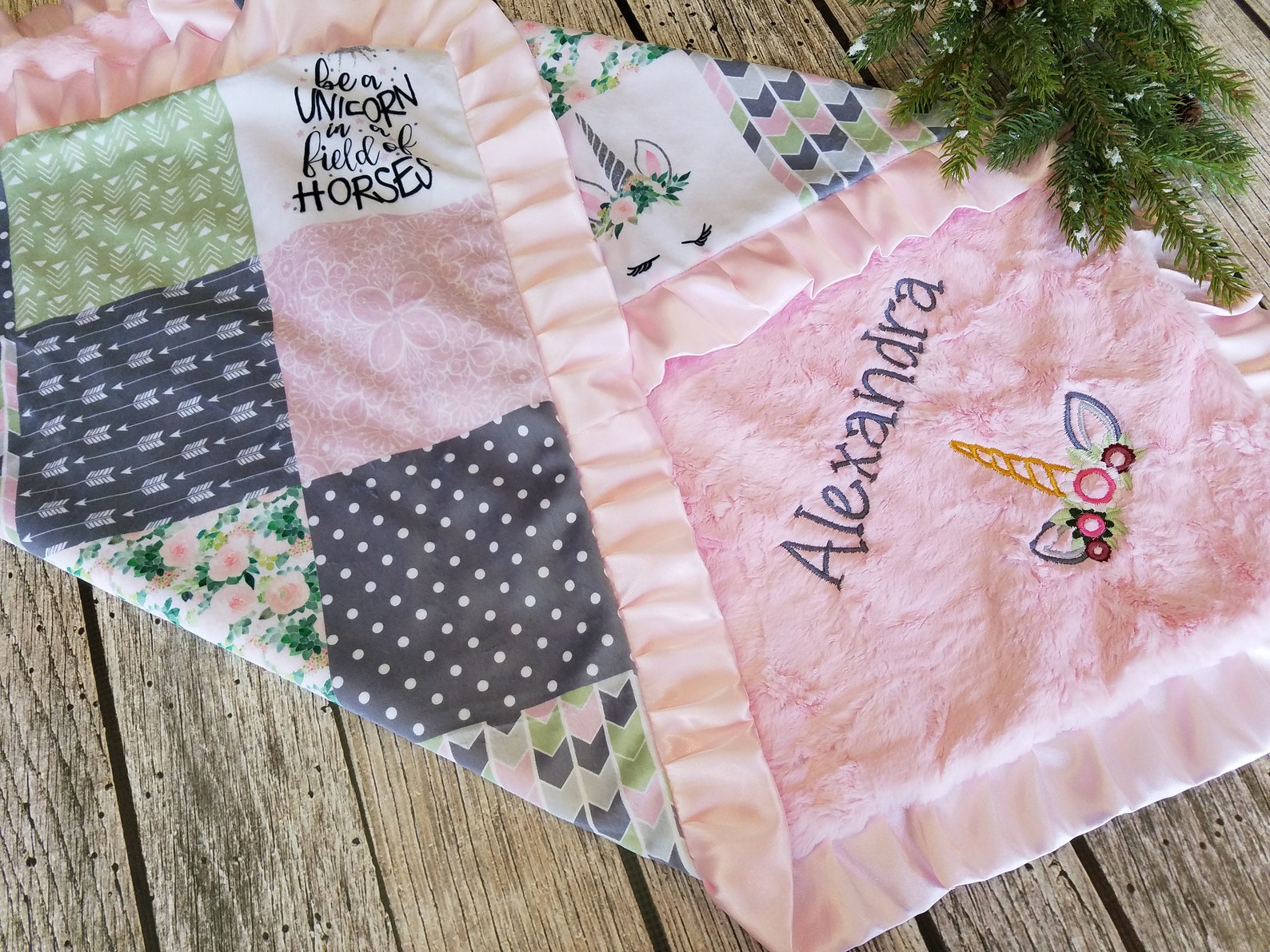 Minky Fabric by Yardunicorn Minky Print Fabric 54 Wide Etsy