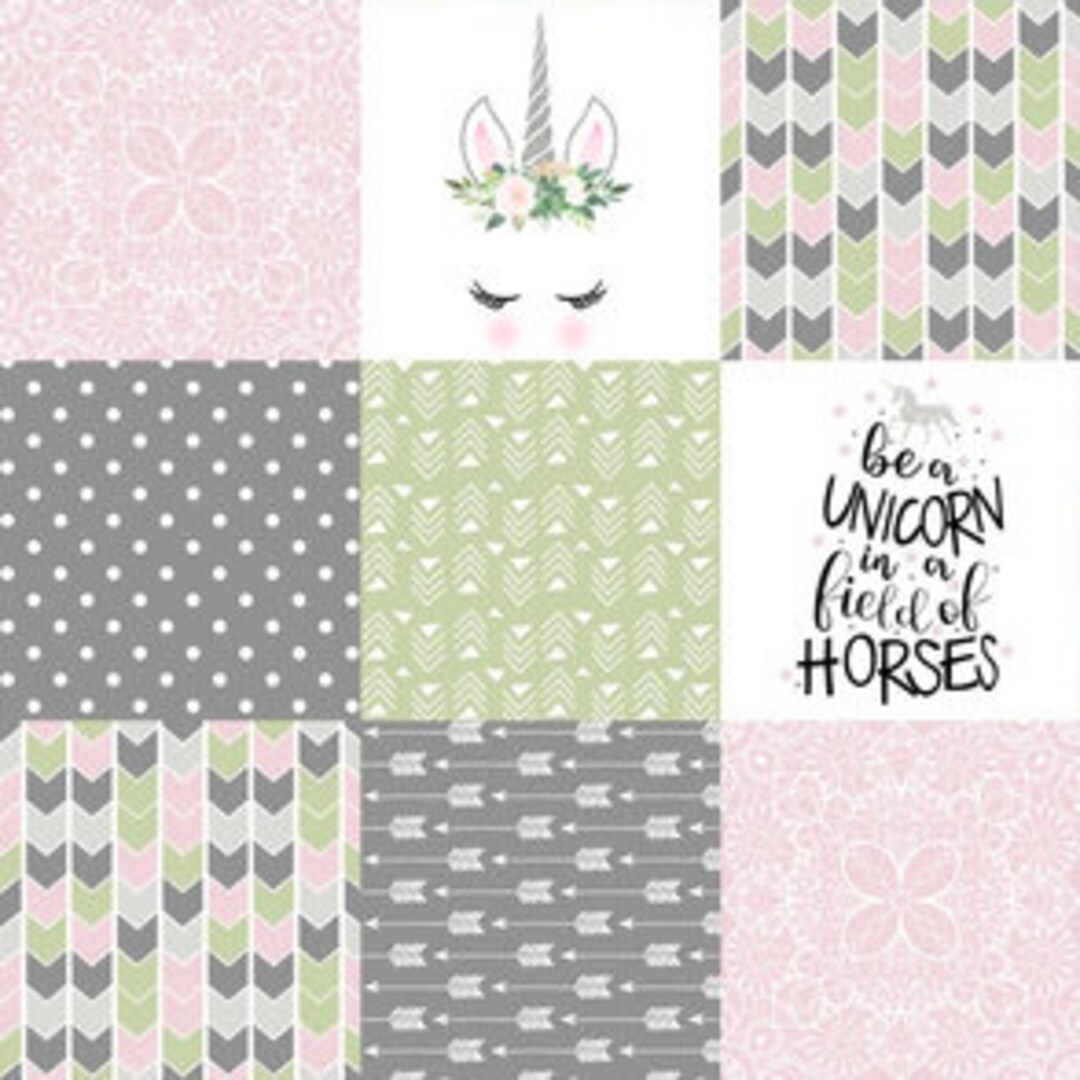 Minky Fabric by Yardunicorn Minky Print Fabric, 54 Wide Fabric, 100