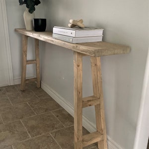 Tea Lake Console Table - Special Edition, Vintage / Sofa Table / Entrance Way / Weathered Table / Distressed Furniture / Wedding gift