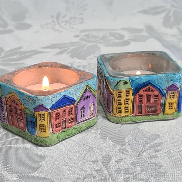 Tea Light Candle Holders, Table Decoration, Housewarming Gift, Religious Gifts