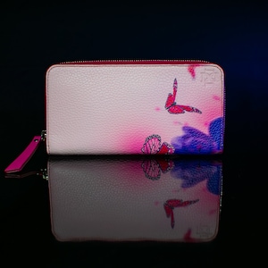 cartera  billetero cuero mujer