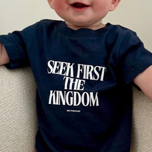 T-shirt chrétien pour bébé, t-shirt religieux pour bébé, chemise Faith pour tout-petit, vêtements Jésus pour enfants, haut pour bébé église
