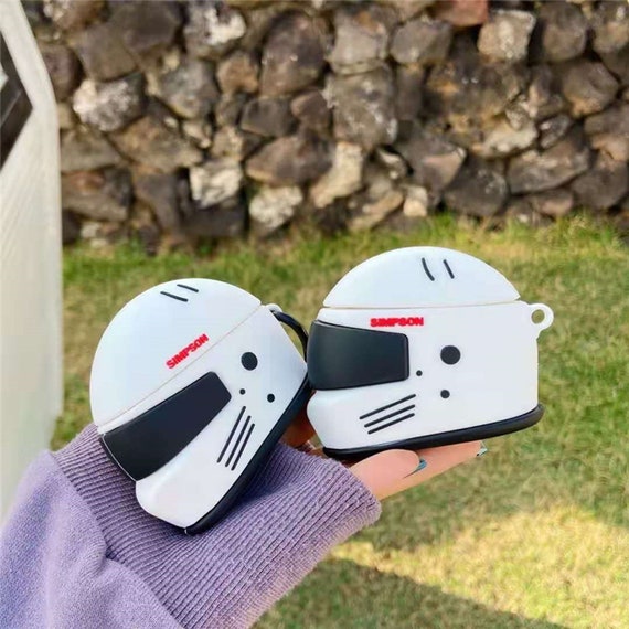musikalsk kugle helikopter Creative Motorcycle Helmet Airpods Casesuitable for Airpods - Etsy