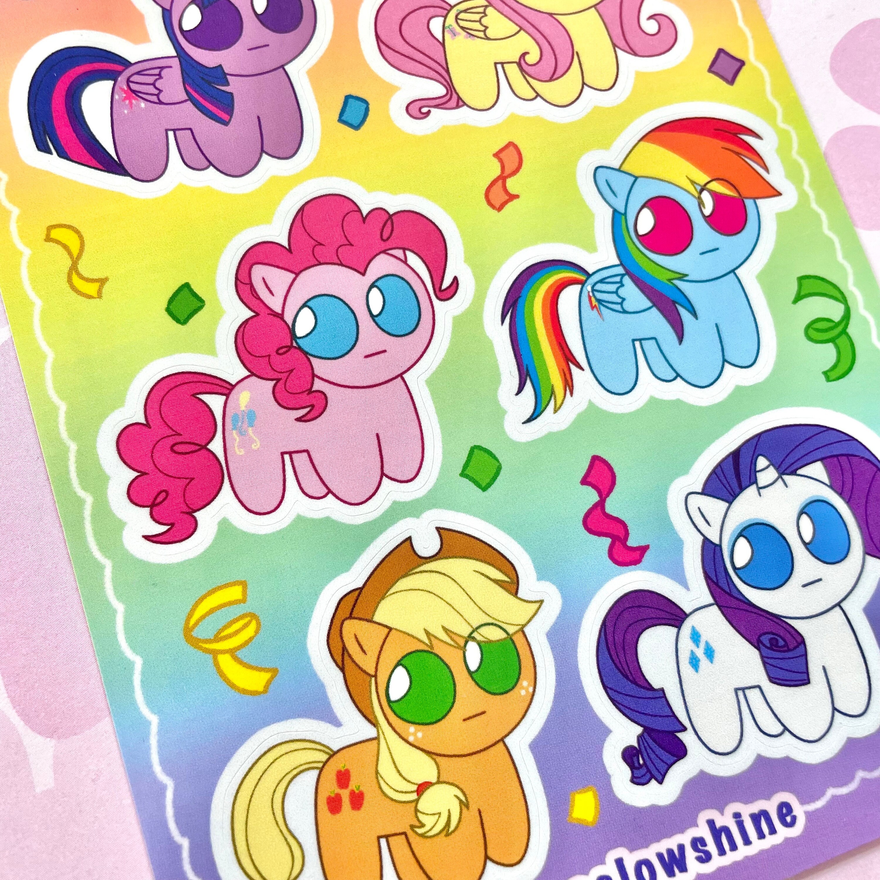 MLP TBH My Little Pony Autism Creature Vinyl Sticker Sheet ! (6x4”) - Etsy