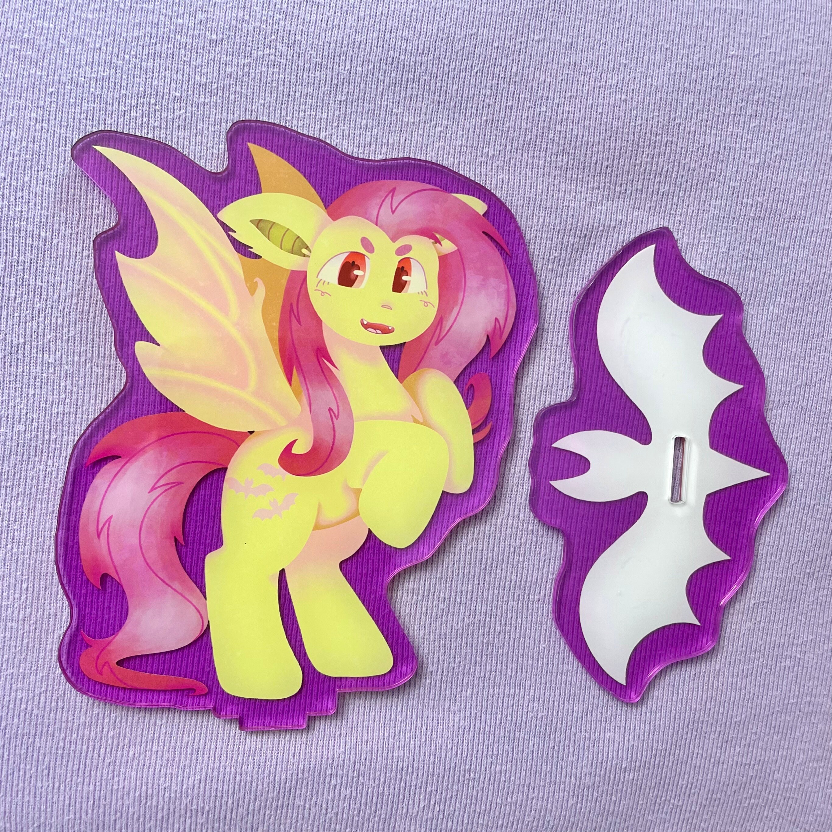 MLP My Little Pony Flutterbat Acrylic Stand Figure (5”) - Etsy