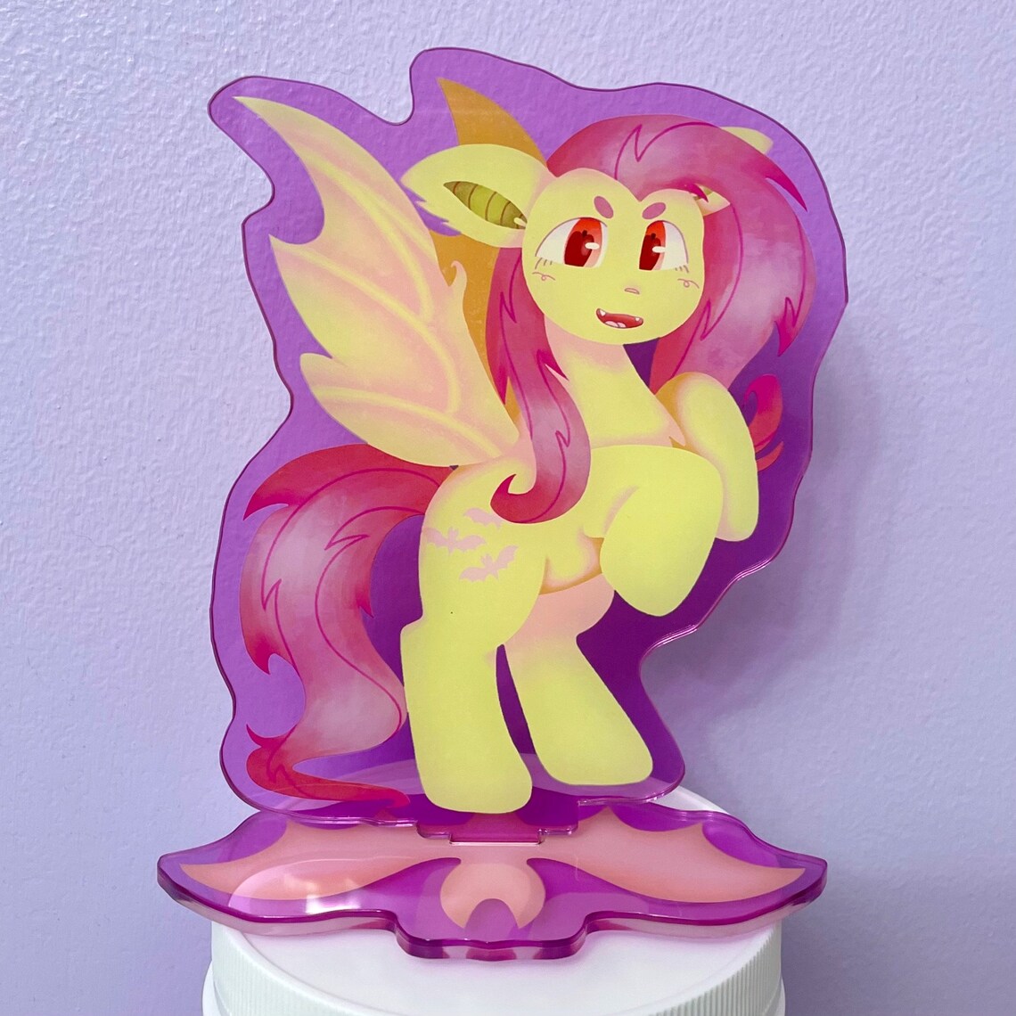 MLP My Little Pony Flutterbat Acrylic Stand Figure (5”) - Etsy