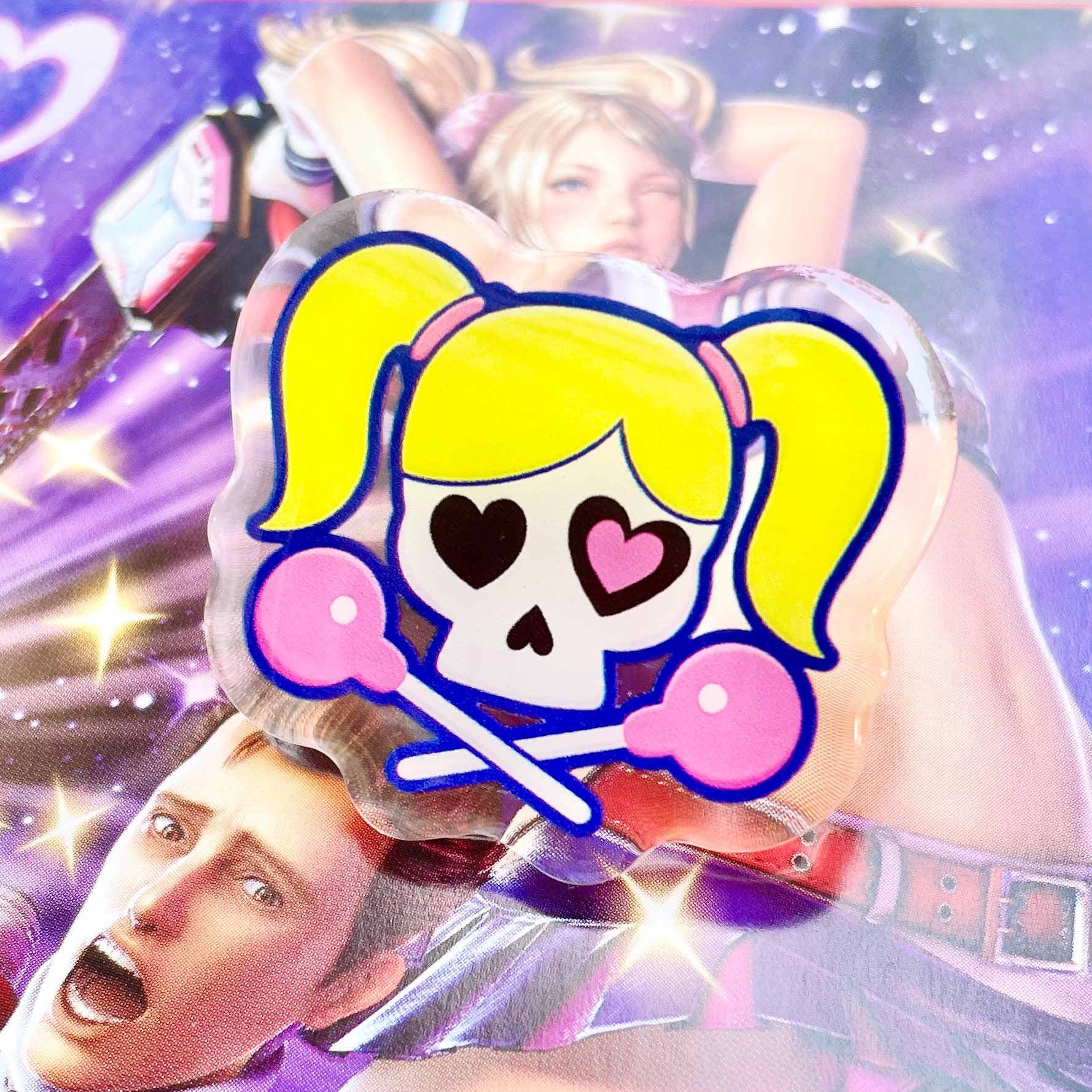 Juliet Starling Lollipop Chainsaw Holographic Sticker 