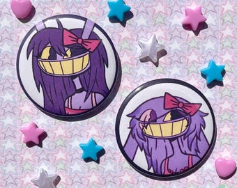 TADC the amazing digital circus transfem jax JUMBO 58 mm pinback button! (2 options)