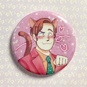 saul goodnyan better call saul cat boy funny meme JUMBO 58 mm pinback button !