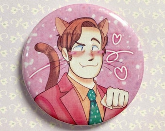 saul goodnyan better call saul cat boy funny meme JUMBO 58 mm pinback button !