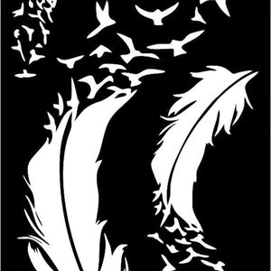 Henna Tattoo Stencils Reusable Self Adhesive Temporary Hand Body Art ...