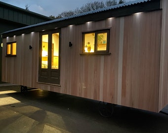 The ultimate in luxury - 25' x 8' Bespoke Shepherds Hut