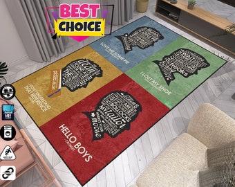 Supernatural Rug,Aesthetic Rug,Fantastic Rug,Salon Rug,Personalized Gift,Oversize Rug,Designer Rug,Printed Carpet,Gifts For Her,Bedroom Rug