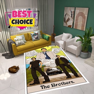 The Brothers KartenTeppich,The Brothers KartenTeppich,TarotTeppich,FilmTeppich,Personalisiertes Geschenk,Salon-Geschenk,Einweihungsgeschenk