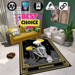 Kraft Teppich,Tarot Teppich,Kartenteppich,Salon Teppich,Wohnzimmer Teppich,personalisiertes Geschenk,Fantastischer Teppich,Geschenke für Sie,Mystischer Teppich