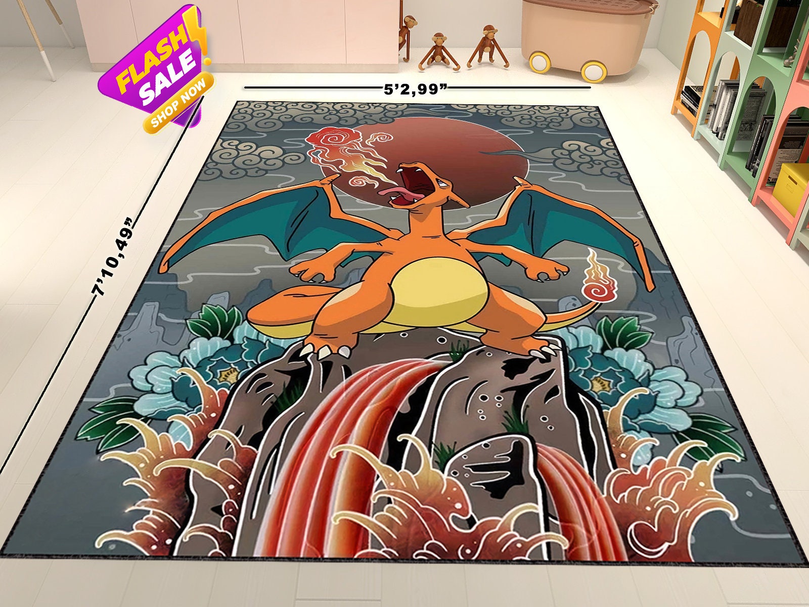 Eevee Evolution Sakura Rug Home Decor - REVER LAVIE