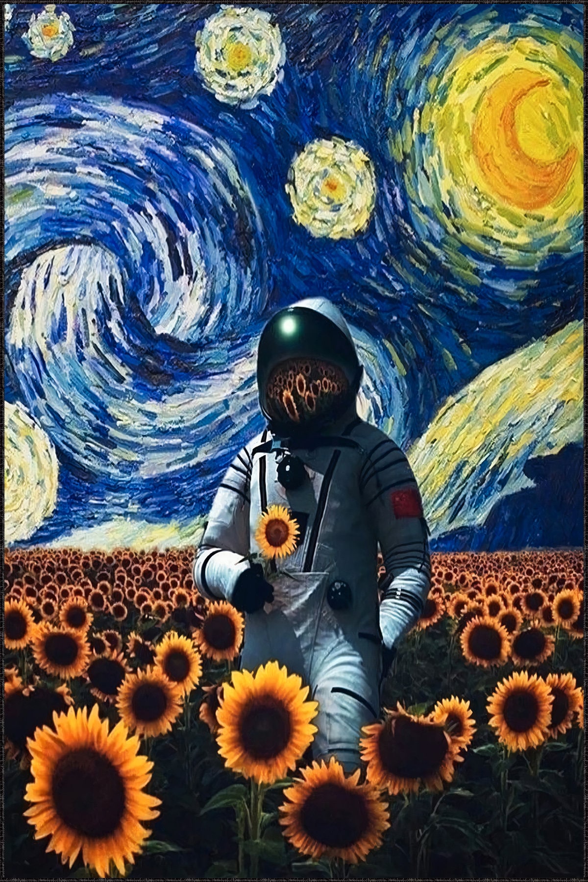stary-night-rugastronaut-rugart-carpetteen-room-rugkids-etsy