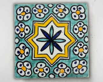 Embrace Oriental Opulence:Luxurious 4&quot;x4&quot; Zellij Tiles- Unveil the Timeless Beauty of Moroccan Craftsmanship for an Enchanting Home Makeover