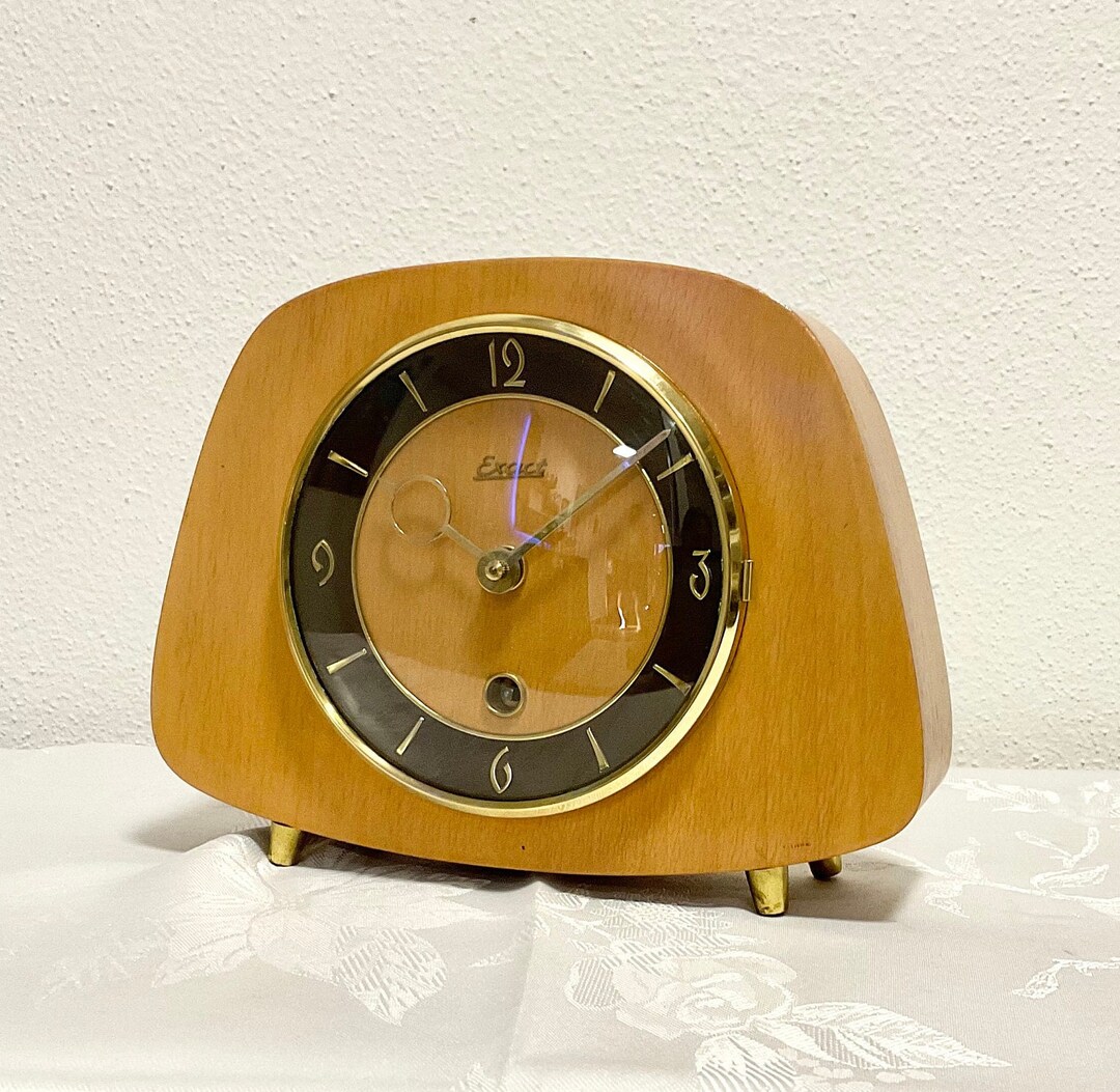 Working and Stylish Exact Junghans Table Clock Mantel Clock Etsy
