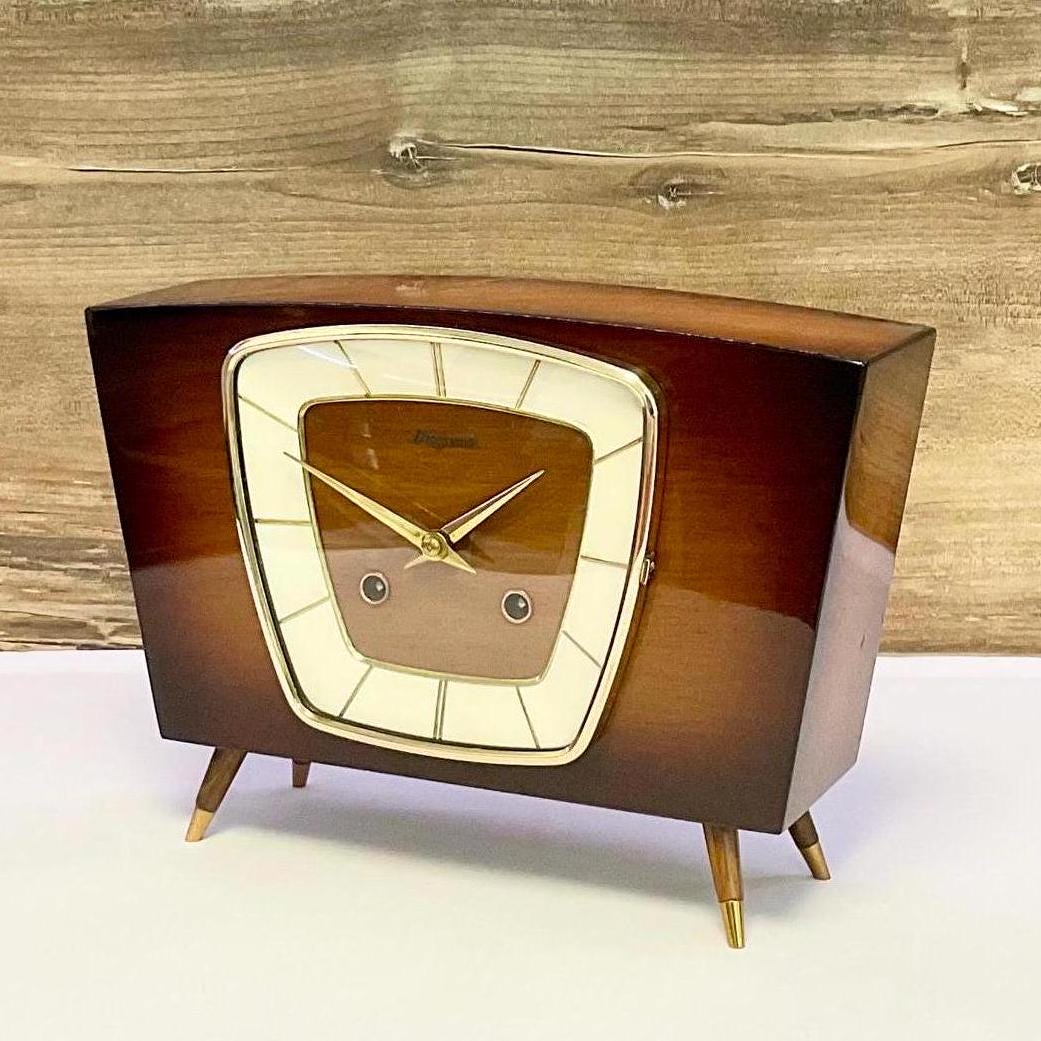 Uhrwerk Hermle Tischuhr Holz Hermle Clocks