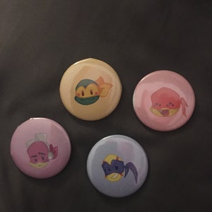 Turtle-Inspired Buttons