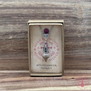Confidence Necklace, Glamour Magic Amulet, Self Esteem Charm, Witchcraft Jewellery, Personal Power Necklace, Spiritual Gift