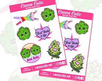 Best Buds sticker sheet