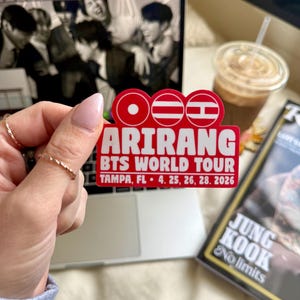 BTS Arirang Tour North American Stop Stickers | BTS Stickers