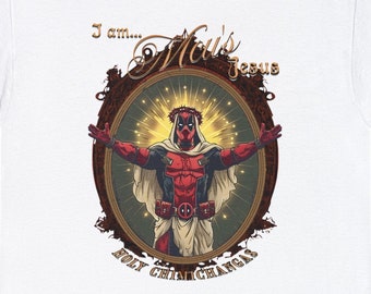 MCU Jesus T-Shirt: Sarkastisches Antihelden Parodie T-Shirt