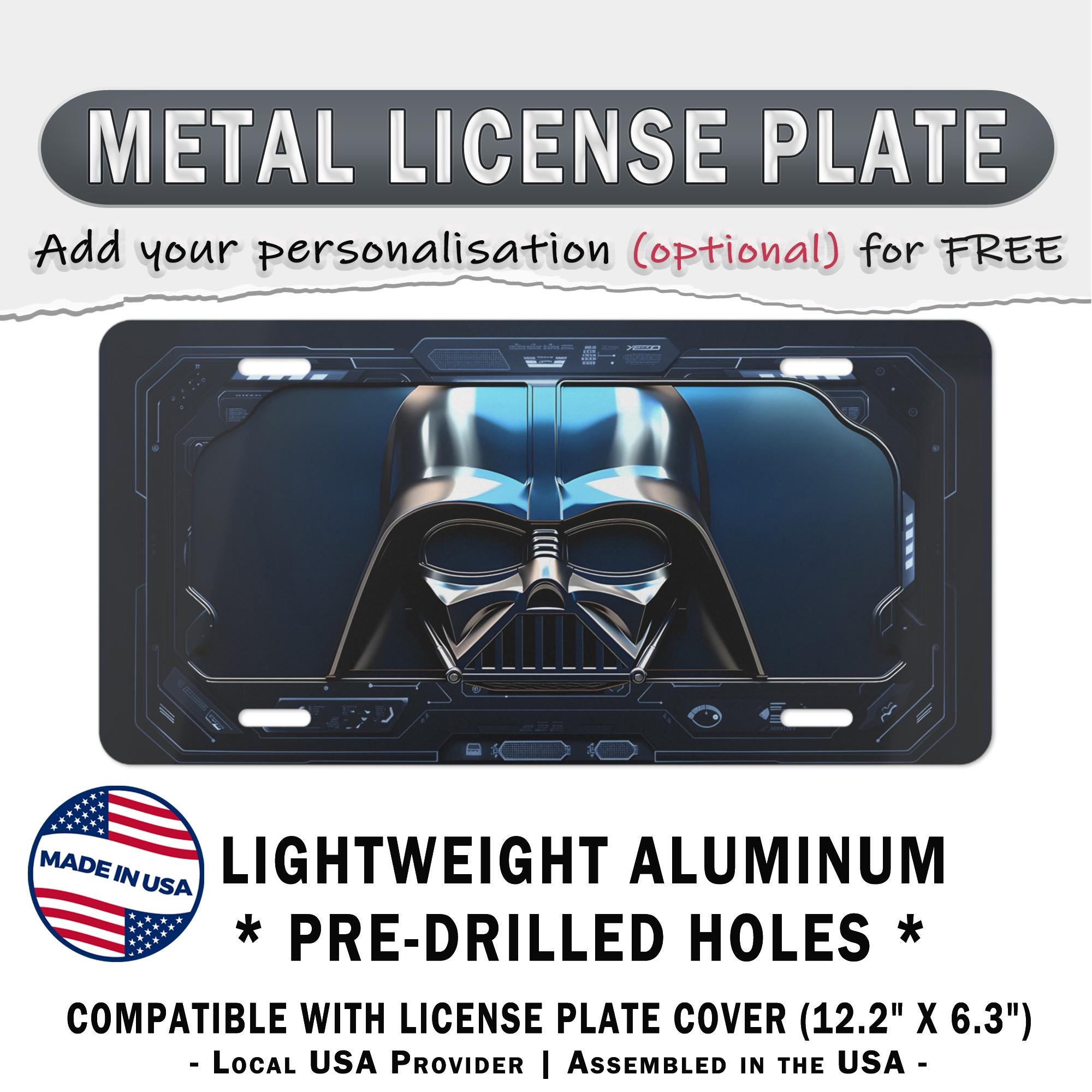 Darth Vader Vanity Plate