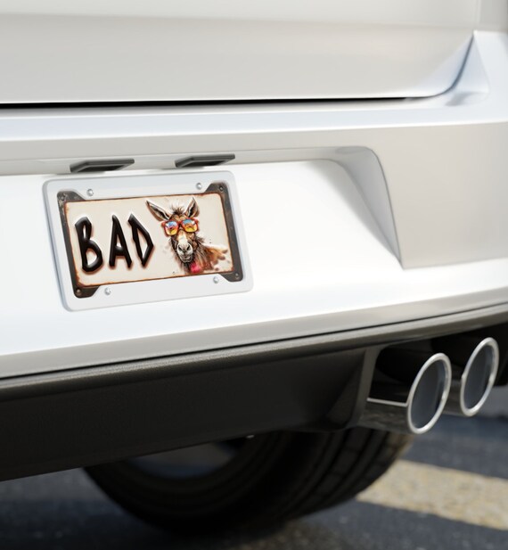 Funny Chickens Rooster License Plate - 6x12 Inch Decorative Metal Car Front Plate For Truck, Van