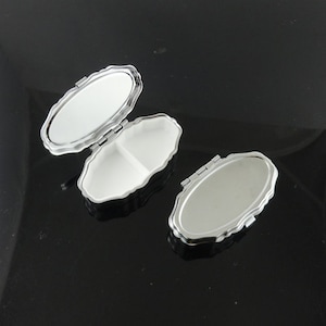 Oval pill box – 55x30mm - to customize