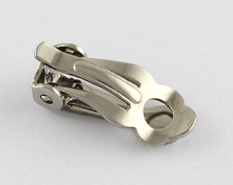 Earrings Stainless steel Clip 16 mm – par 1