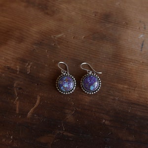 Purple Mohave Earrings