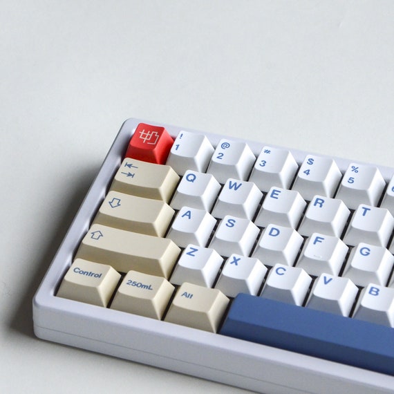 GMK Soy Milk Theme Keycaps Set Milk Keycaps Set PBT Material Etsy