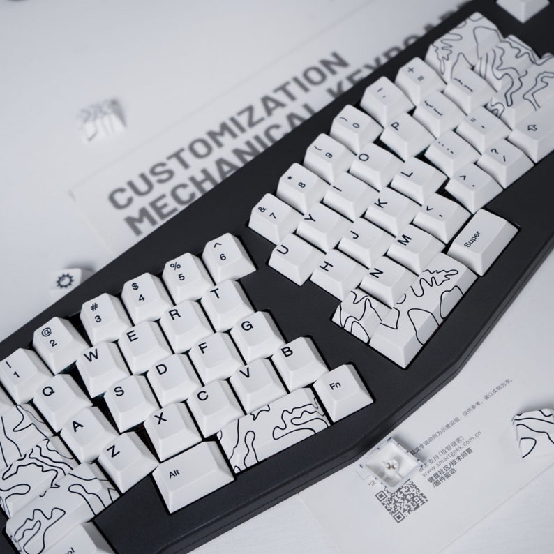140PCS White Canyon Theme Keycap Setwhite Keycappbt Etsy UK