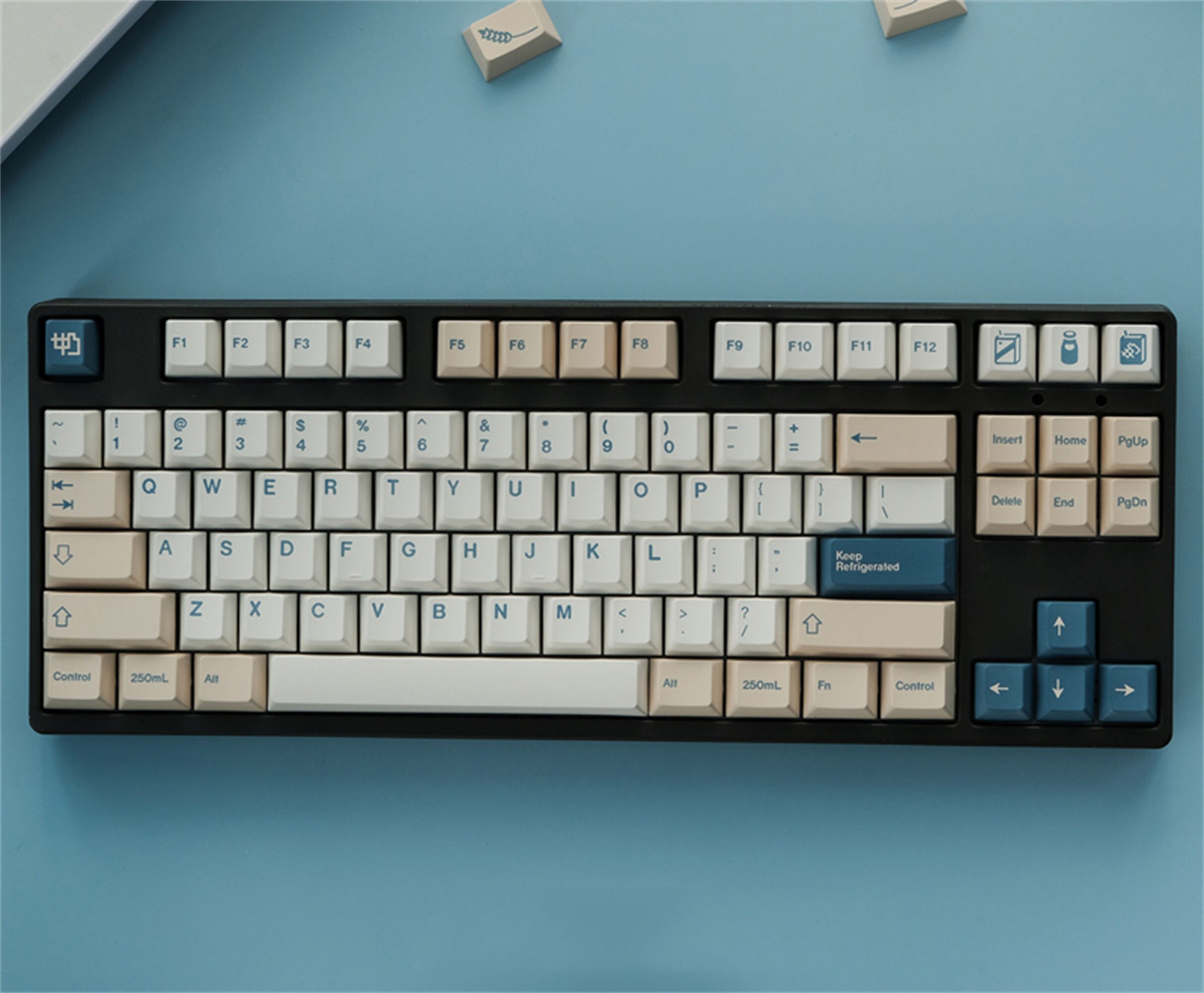 Soy Milk Theme Keycaps Set Milk Keycaps PBT Material Etsy UK