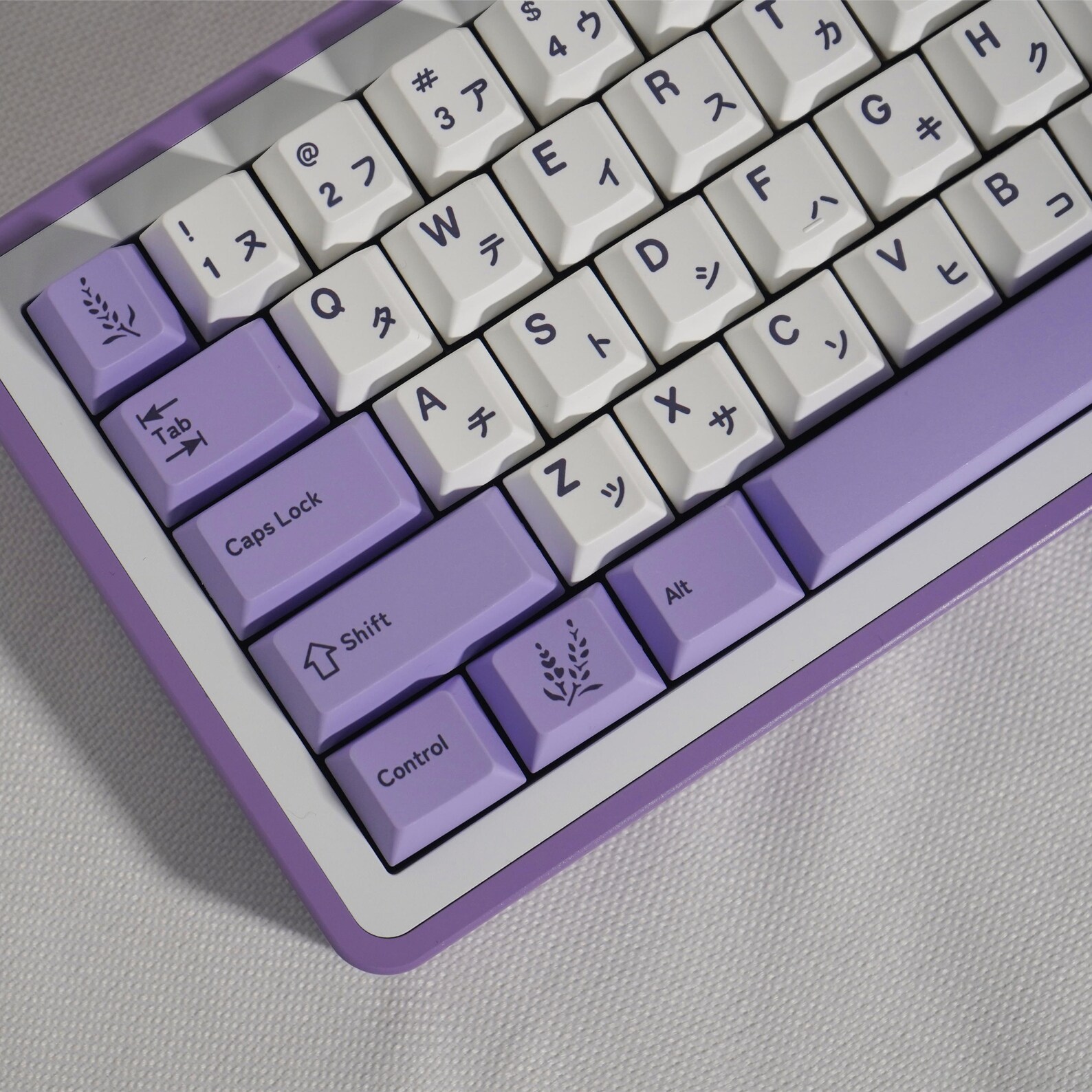 116PCS GMK Lavender Theme Keycaps Set,purple Keycap,japanese Keycap